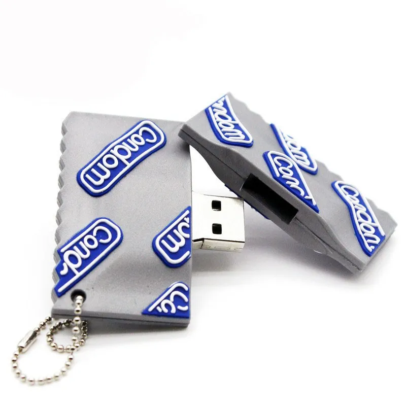 MEN Condoms Penis Usb Stick 32GB Pen Drive Cartoon Usb Flash Drive 1TB 2TB 8G 16G Pendrive 64G 128G Flash Memory U Disk