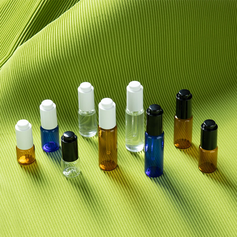 Rubber Dropper Cap With Pipette For Essential Oil Bottle 20/410