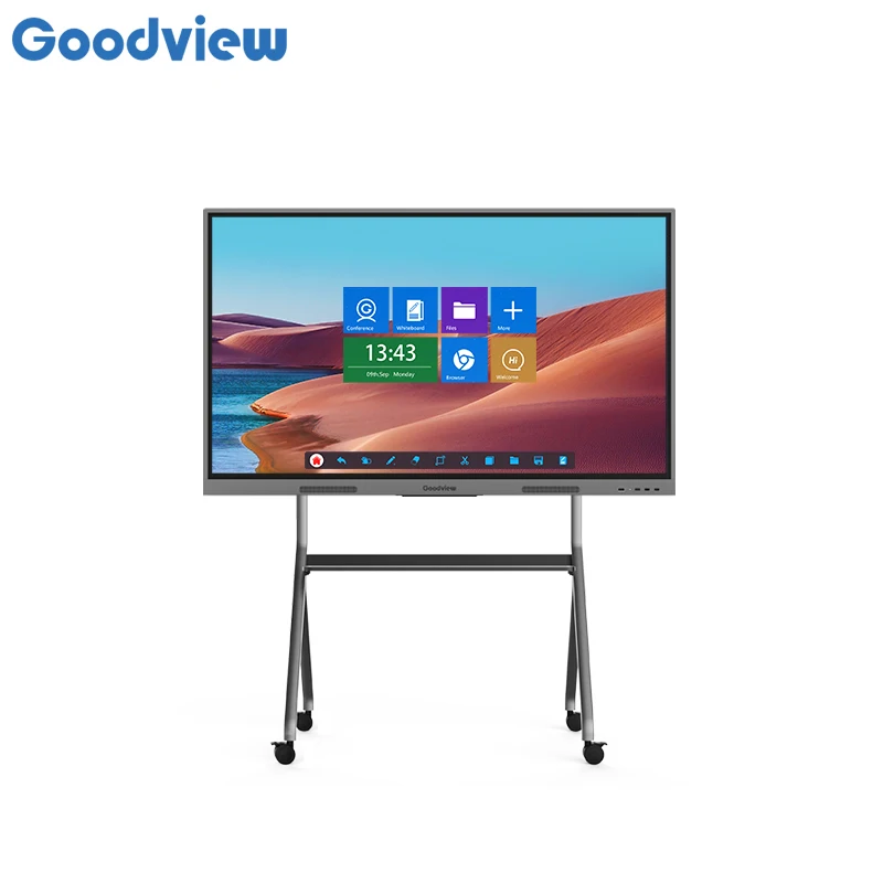 Goodview 55 дюймов ЖК-доски интерактивные электронные цифровые часы для школы