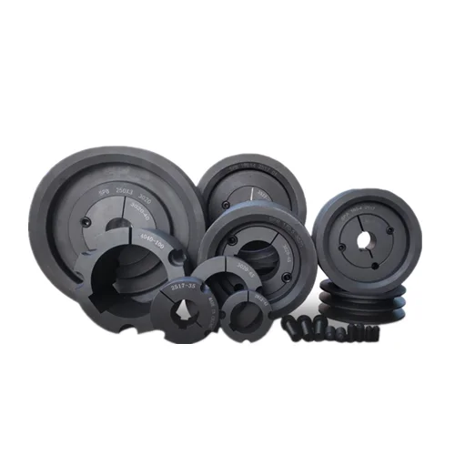 Standard Size Six Slots Belt Pulley 375 Mm Large Cast Iron V Groove Pulley Wheel