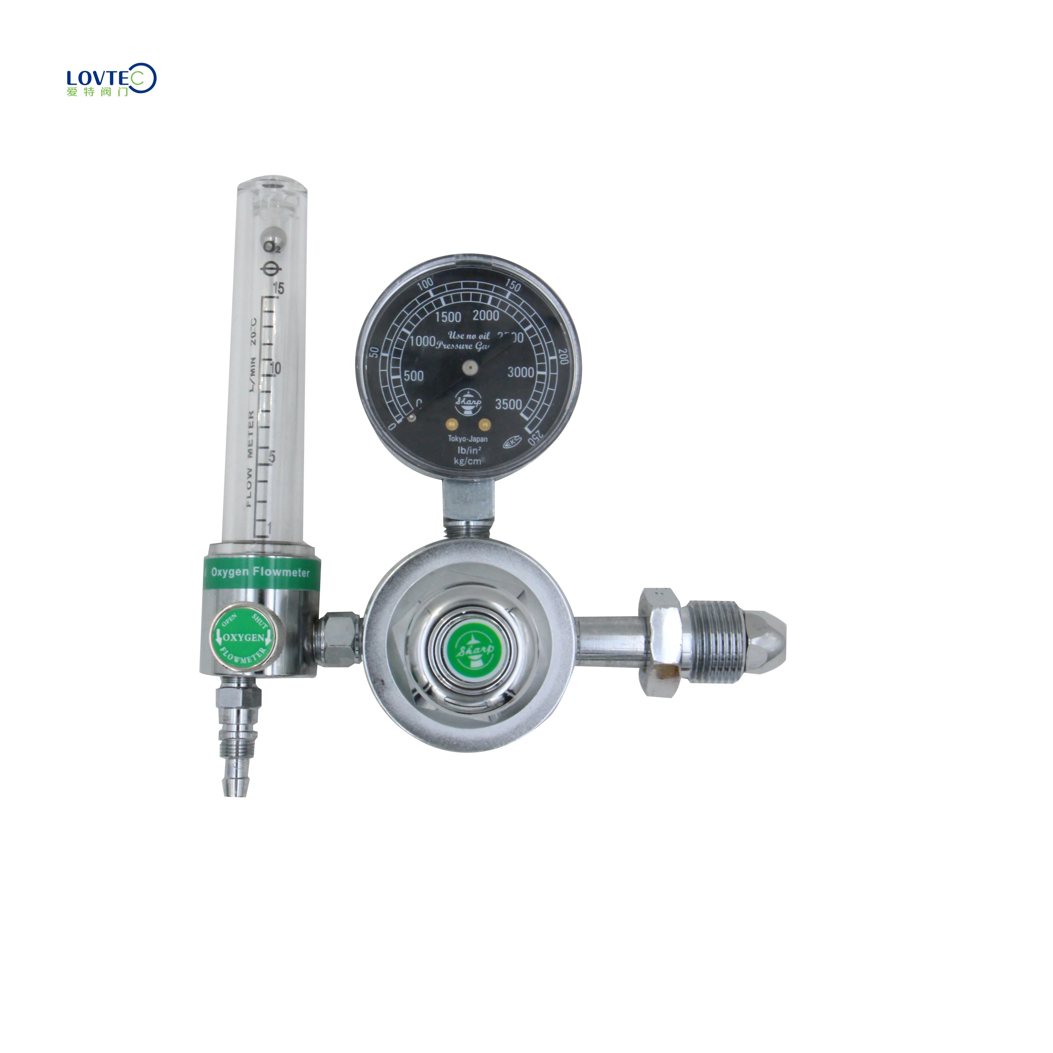 Lovtec Universal High Quality oxygen inhalator oxygen flowmeter regulator oxygen regulator with flowmeter