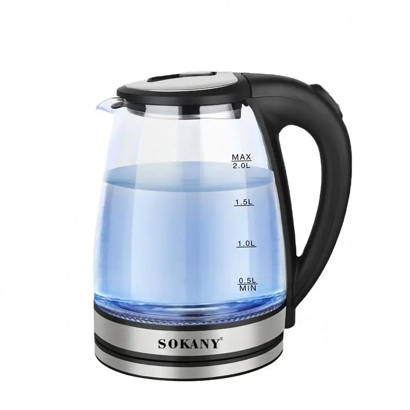 Sokany Sk-1029 2L Capacity Kitchen Electric Kettle New Design Water Kettle
