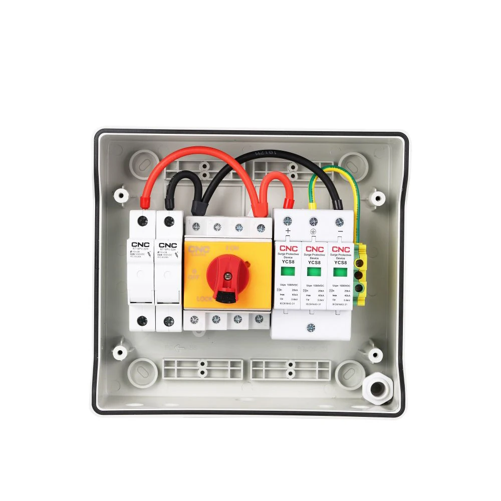 YCX8-IFS 32A PC/ABS 3/1 600v 1000v Solar Dc PV Combiner Box