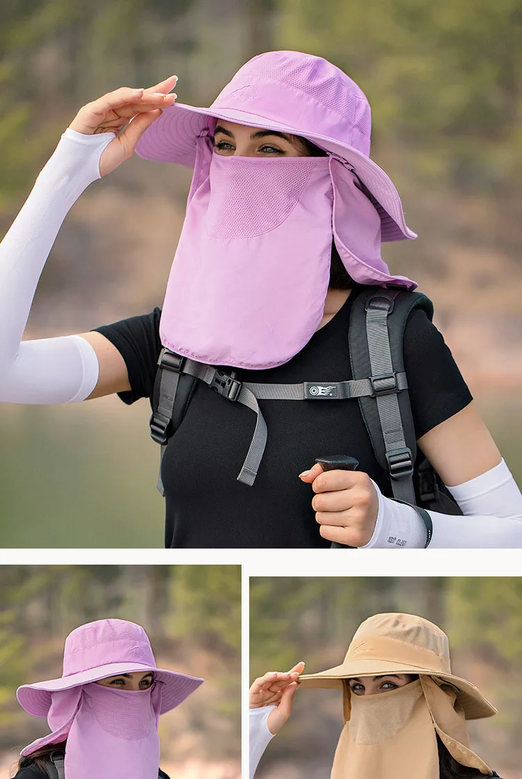 summer outdoor quick-drying sunscreen hat breathable sun hat