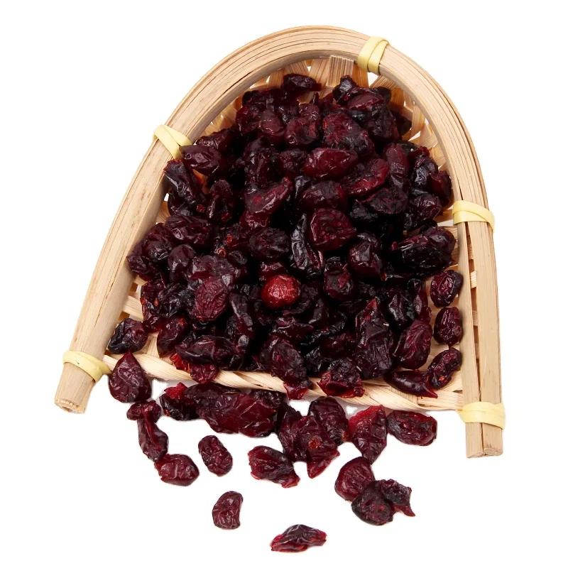 Natural Organic Preserved Cranberry New Natural Air Dried Dehydrated Dry Cranberry for Tea Snacks Whole AD Cranberries Fruits