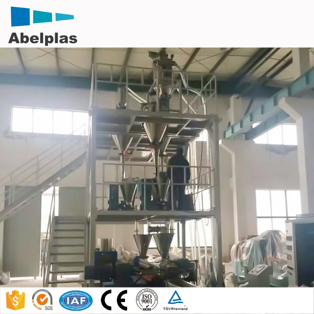 Equipment Powder Mixer Plastic Machine Extruder Machine Plastic Industry Automatic Feeding Dosing Mixing Conveying System Automa