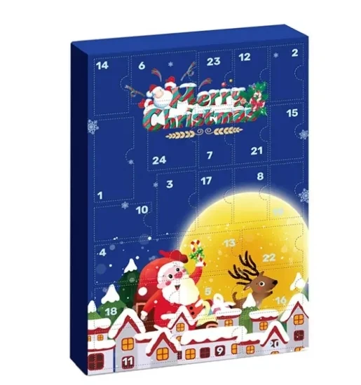 
Holiday Custom Christmas Calendar Box Advent Calendar Blind Box Countdown Surprise Gift Box 
