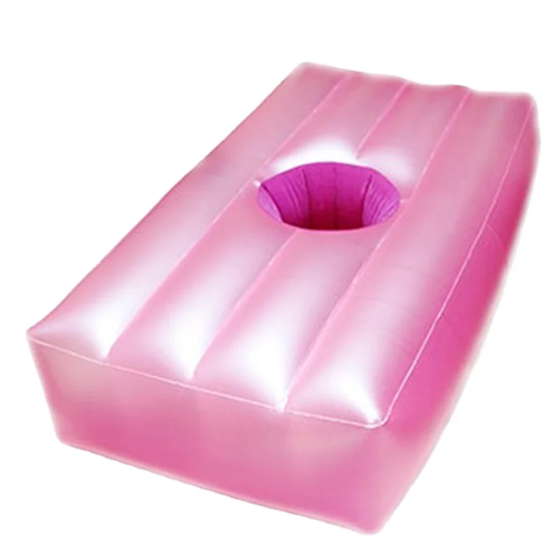 factory customized high quality PVC inflatable air mattress bed made to aid the recovery process