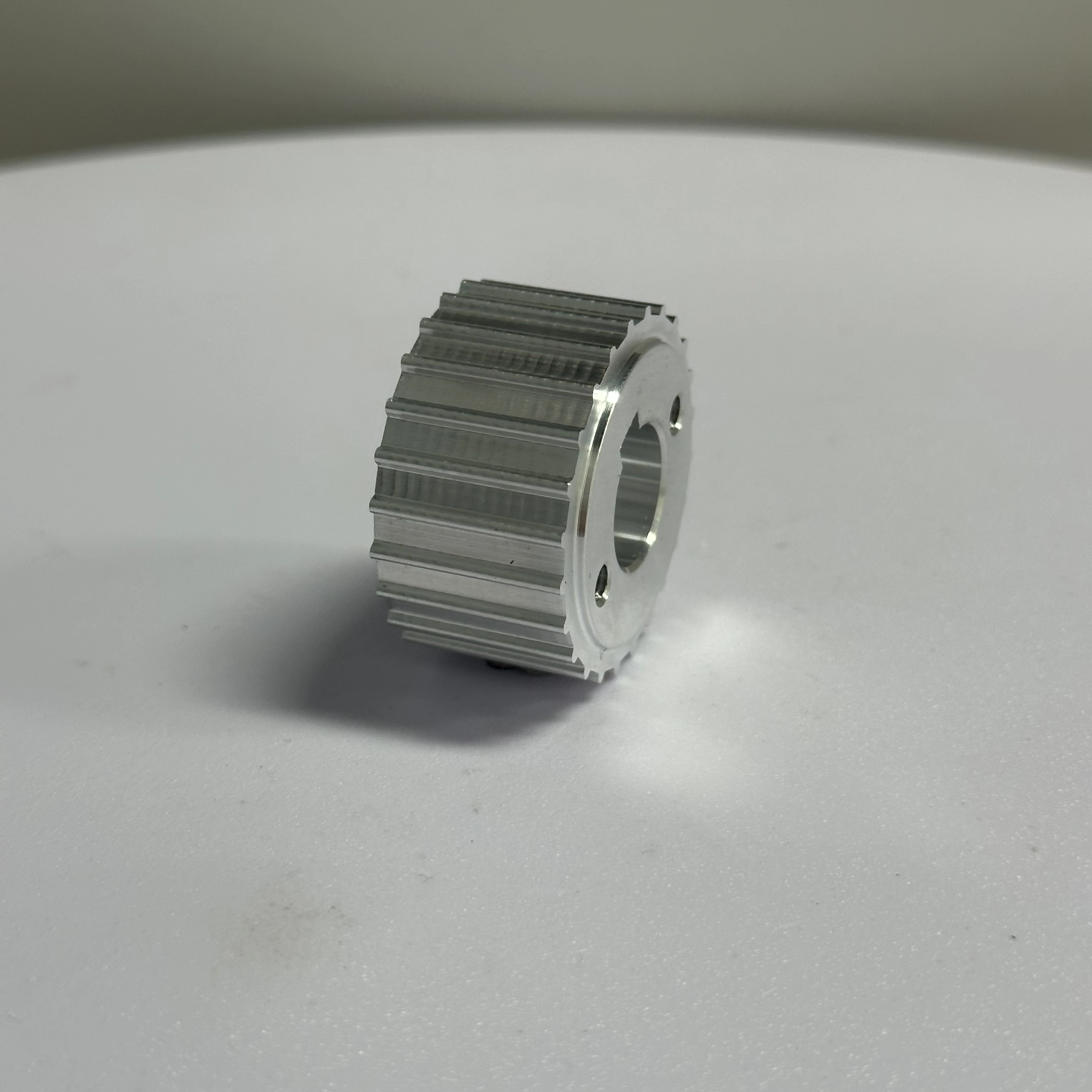 CNC Machined Premium High-end Most Popular 24 Teeth 6082T6 Aluminum Timing Belt Pulley with a Keyway