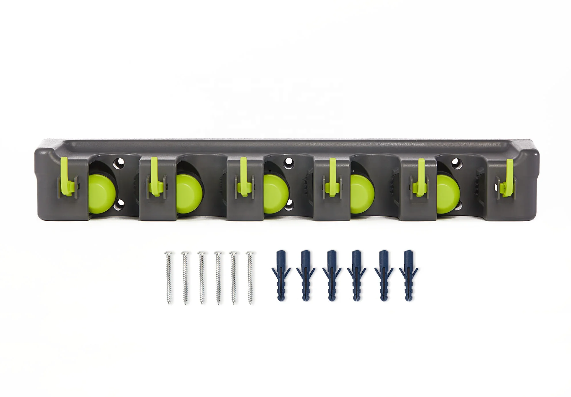 Non-folding Rack Bathroom Racks Wall Mounted Organizer Mop Broom Holder