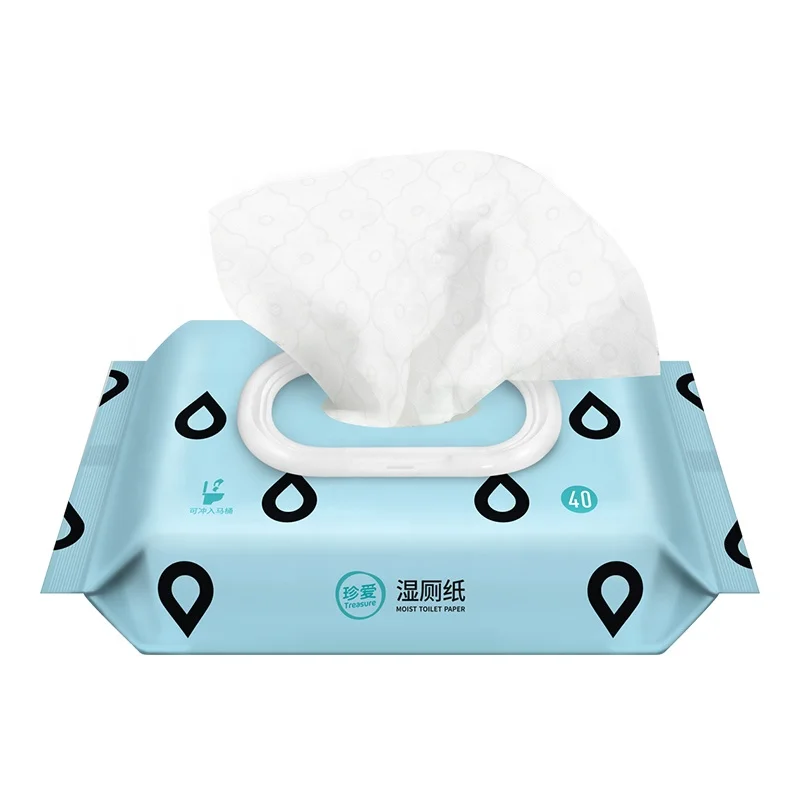 
Flushable and Biodgradable Toilet Wipes Stock Wetwipes Free Sample Wet Wipes Raw Material 