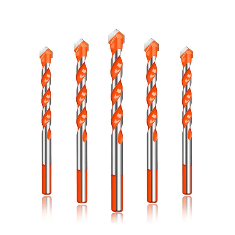 Stable Operation Long Durability Anti-Skid Durable Triangular Drill Bits Set  Masonry Drill Bits