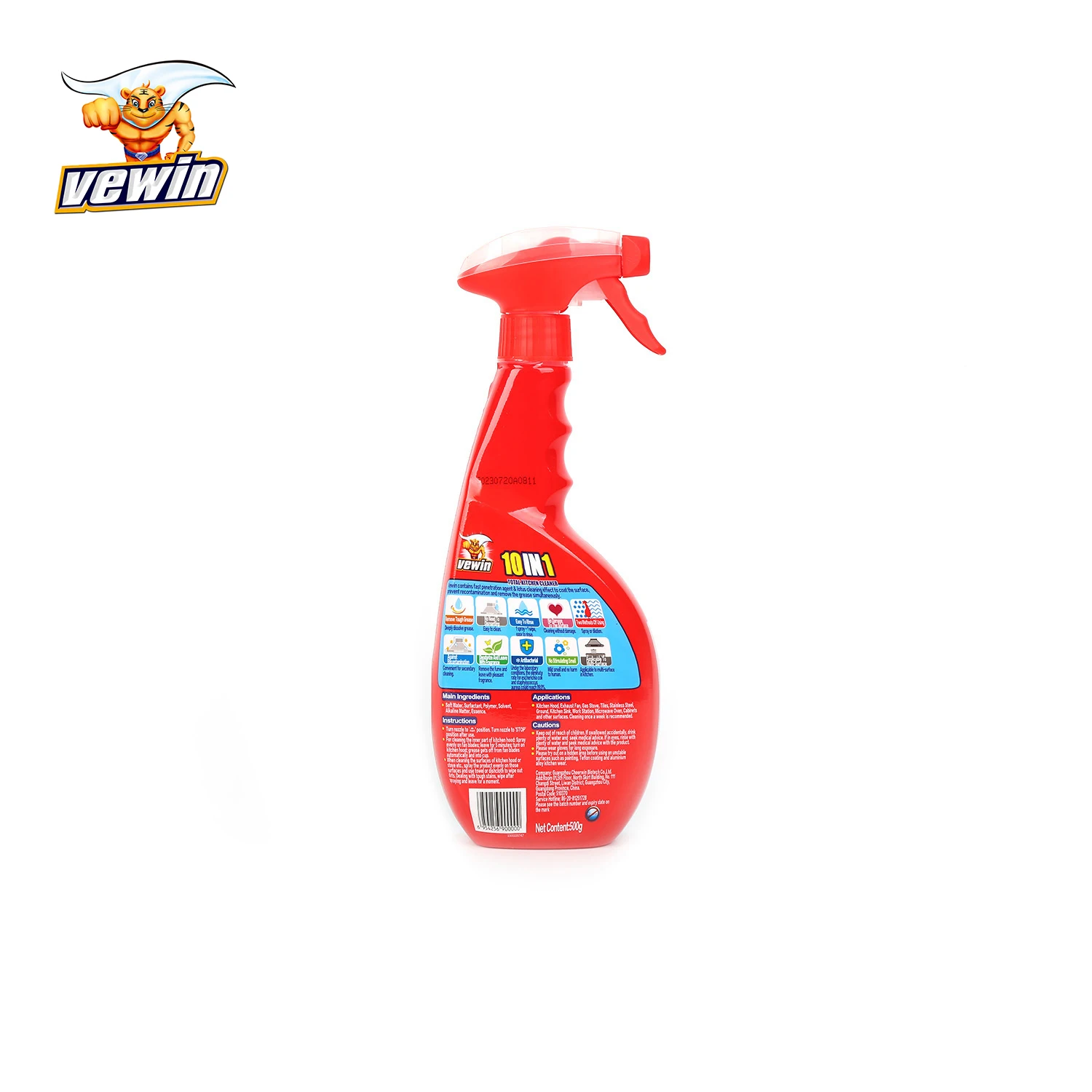 Kitchen Cleaning Detergent Liquid Cleaner Spray Household Kitchen Cleaner Foam Spray 10 In 1 Kitchen Cleaner