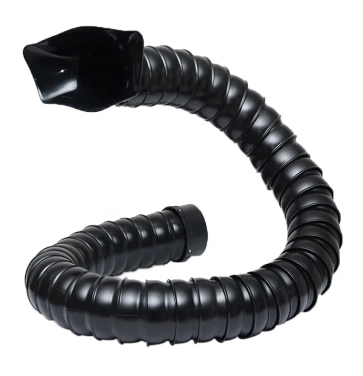 Industrial Adjustable dust removal ventilation exhaust Equipment Bamboo Arm Smoking Duct for Fume Extractor Welding