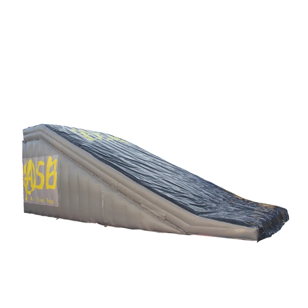 Factory direct sale Inflatable Landing Airbag with Ramp,inflatable stunt air bag,Inflatagle bike jump air bag for FMX