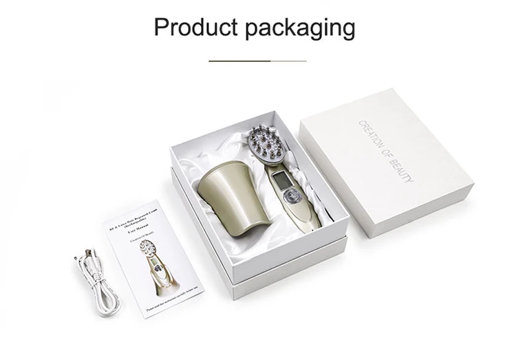 Allurlane Laser Hair Growth Comb Anti Hair Loss Massager Hair Regrowth Comb Brush