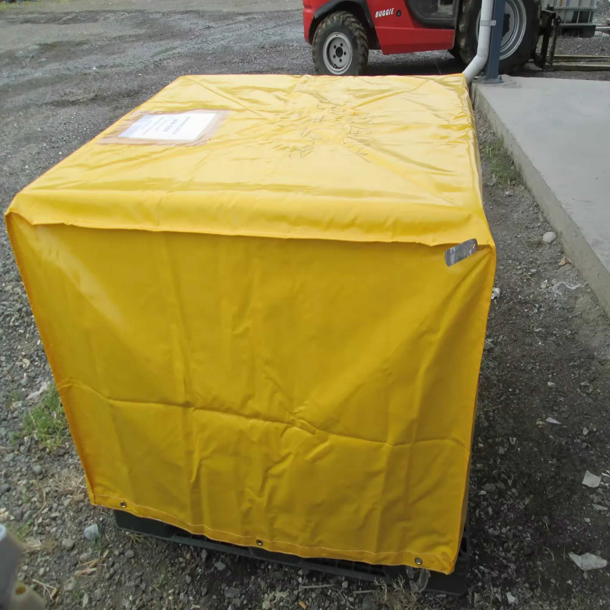 Heavy Duty Tarp PVC Reusable Pallet Cover Protective Pallet Cover for industrial use Pallet PVC cover