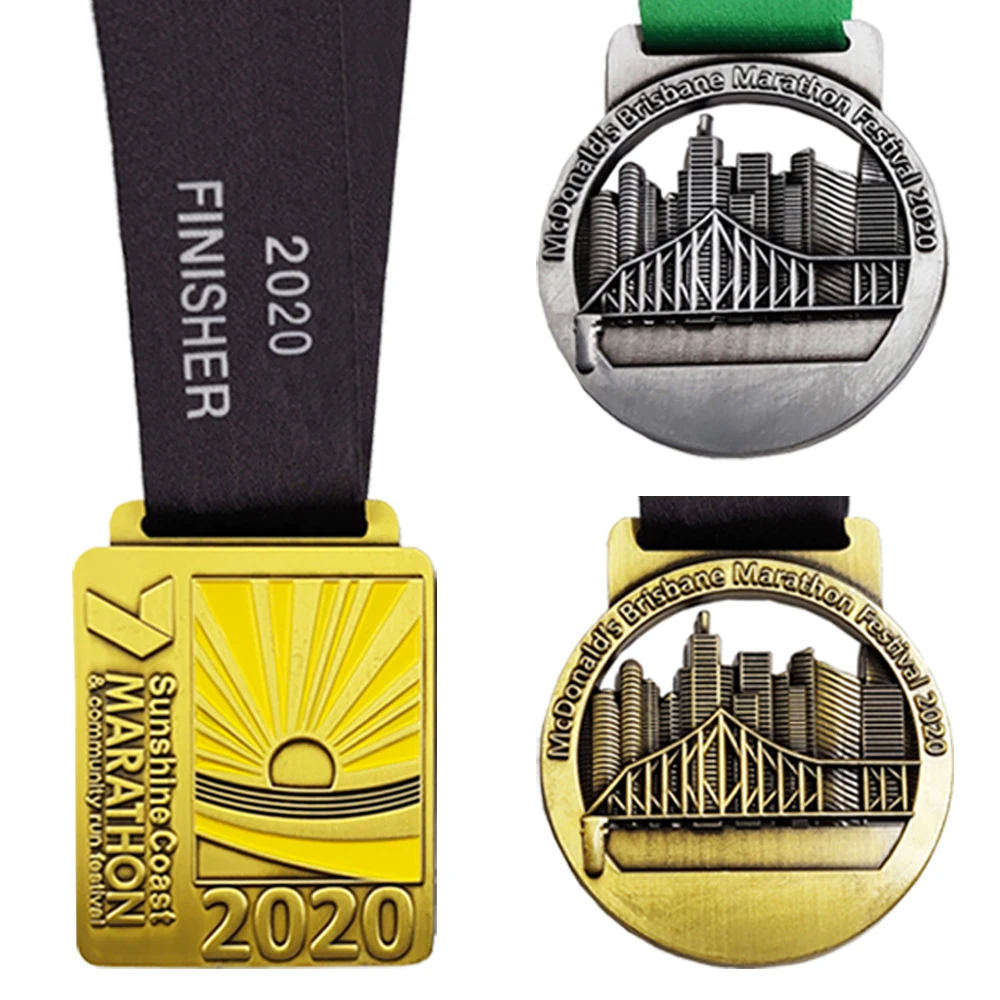 
Manufacturer Bespoke Design 2D 3D Award Prize Medals Medallion Bronze Race Gold Metal Sports Custom Medal  (60823052068)