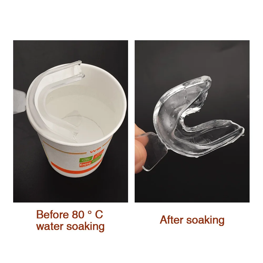 Custom Fit Bruxism Mouthguard Dental Night Guards Teeth Whitening Tray Mouth Piece Mouth Guard for Sleeping Teeth Grinding