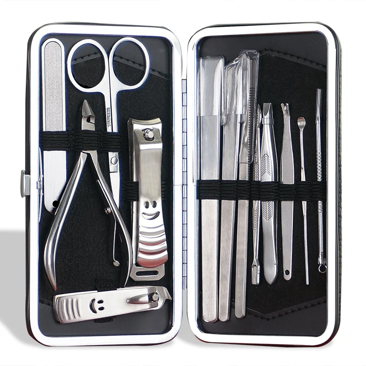 Hot Sale Stainless Steel Gift Box Ingrown Toenail Nail Cutter Pedicure Kit Manicure Set
