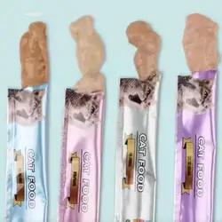 Factory Custom wholesale 15g Delicious Cat Bars Cat Treat Snack Wet Food