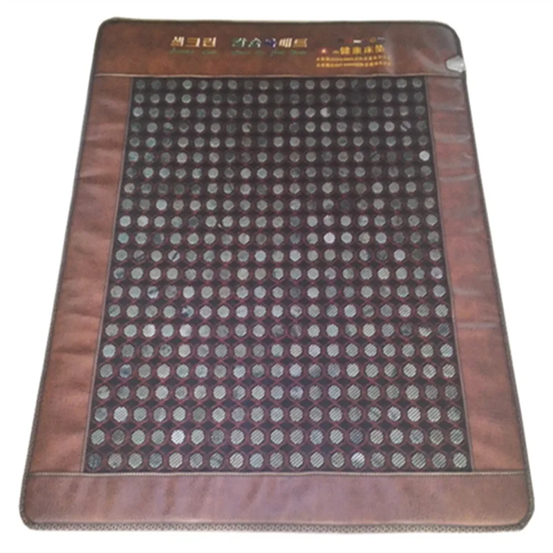 Wholesale Tourmaline Massage Bed Mattress Infrared Jade Stone Heating Mat Pad for Health Care
