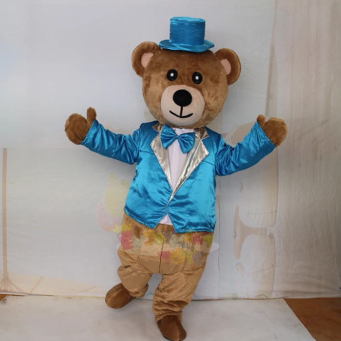 Adult Walking Bear Hare Mascot Costume Cartoon Bunny Suit