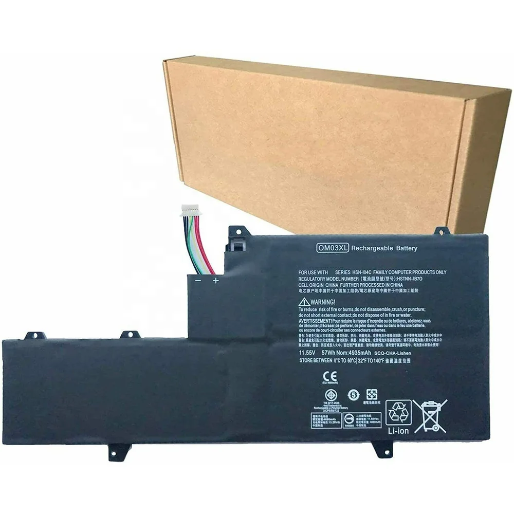 Замена OM03XL Аккумулятор для ноутбука HP EliteBook X360 1030 G2 HSTNN-IB7O 863167-1B1 863280-855