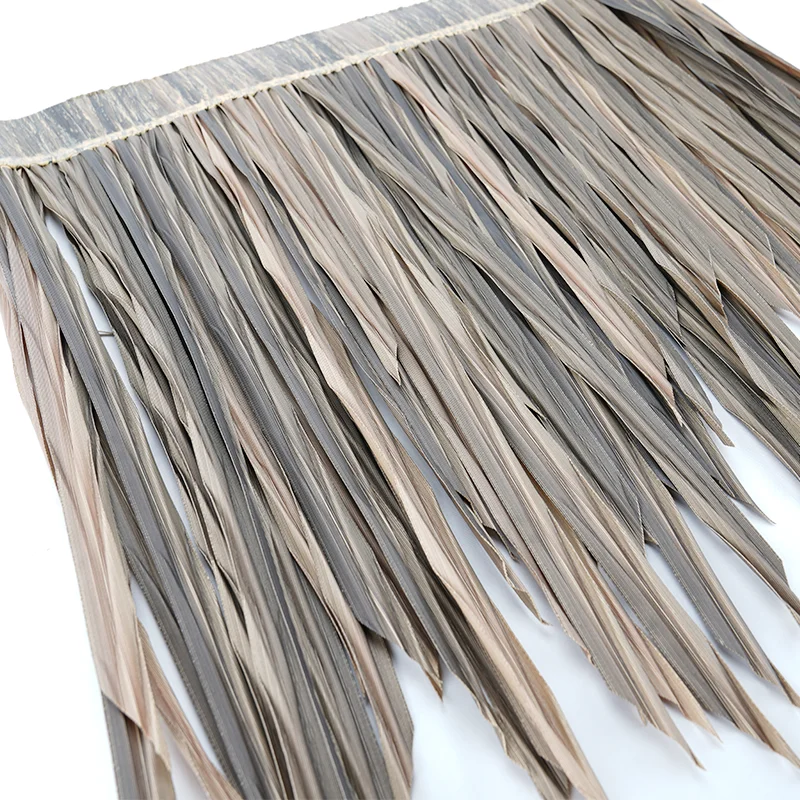 Wholesale waterproof fireproof artificial straw thatch roof synthetic synthetic straw roof