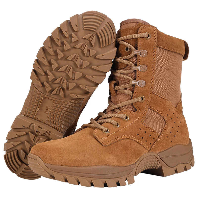 Пользовательские водонепроницаемые боковая молния coyote тактические ботинки