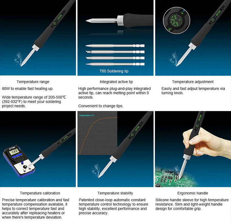 Top-Rated Professional Soldering Iron Kit for Stained Glass & Plastic Art - Precision Tool Set