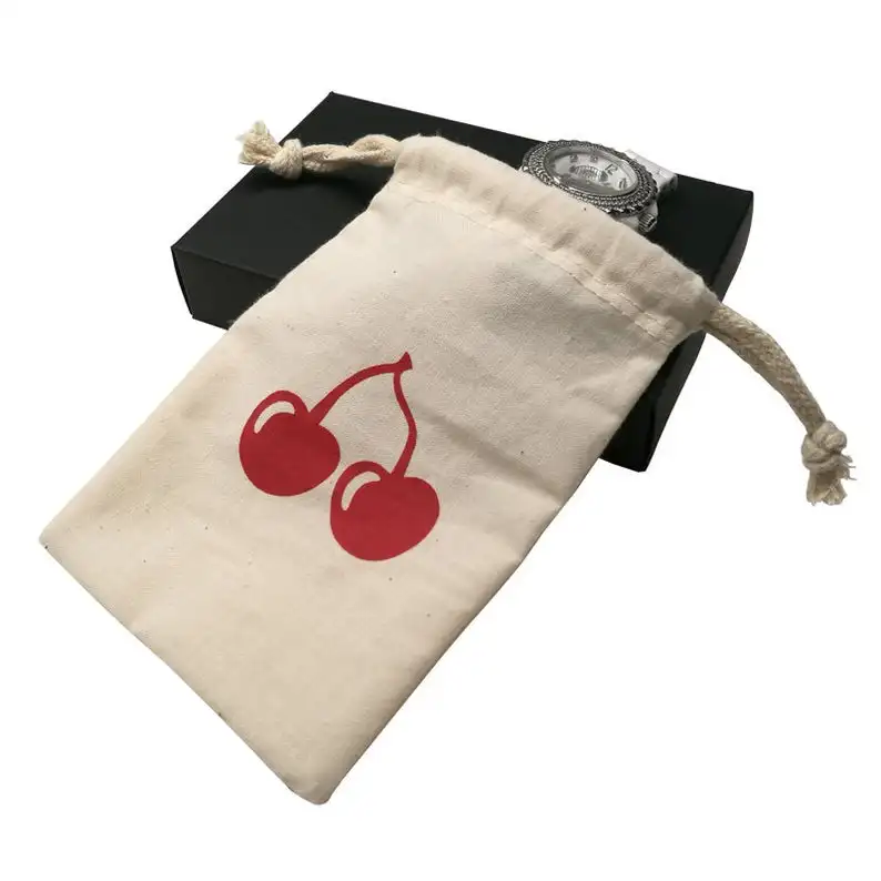 
Eco-friendly Resuable Cotton Drawstring Bag 