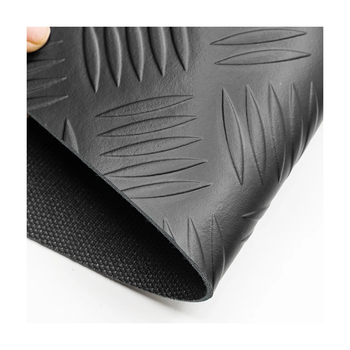 Высокое качество 2 мм ПВХ рексиновая кожаная ткань с тиснением для автомобильных ковриков водонепроницаемая французская махровая искусственная кожа обивки авто