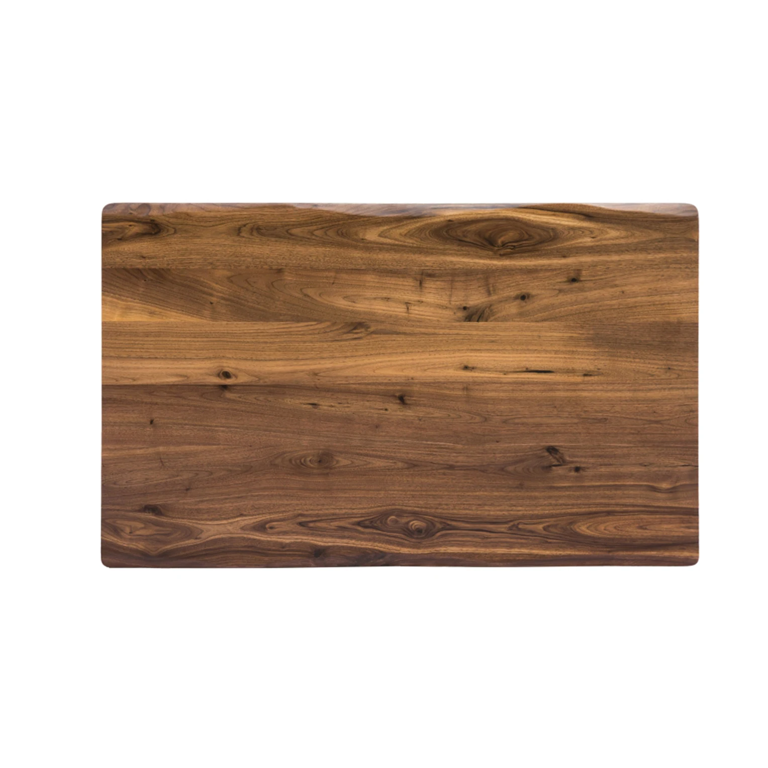 Solid black walnut edge glued dining table top slab 30x48x0.8inch