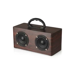 Hi Fi bluetooths wireless wooden speaker