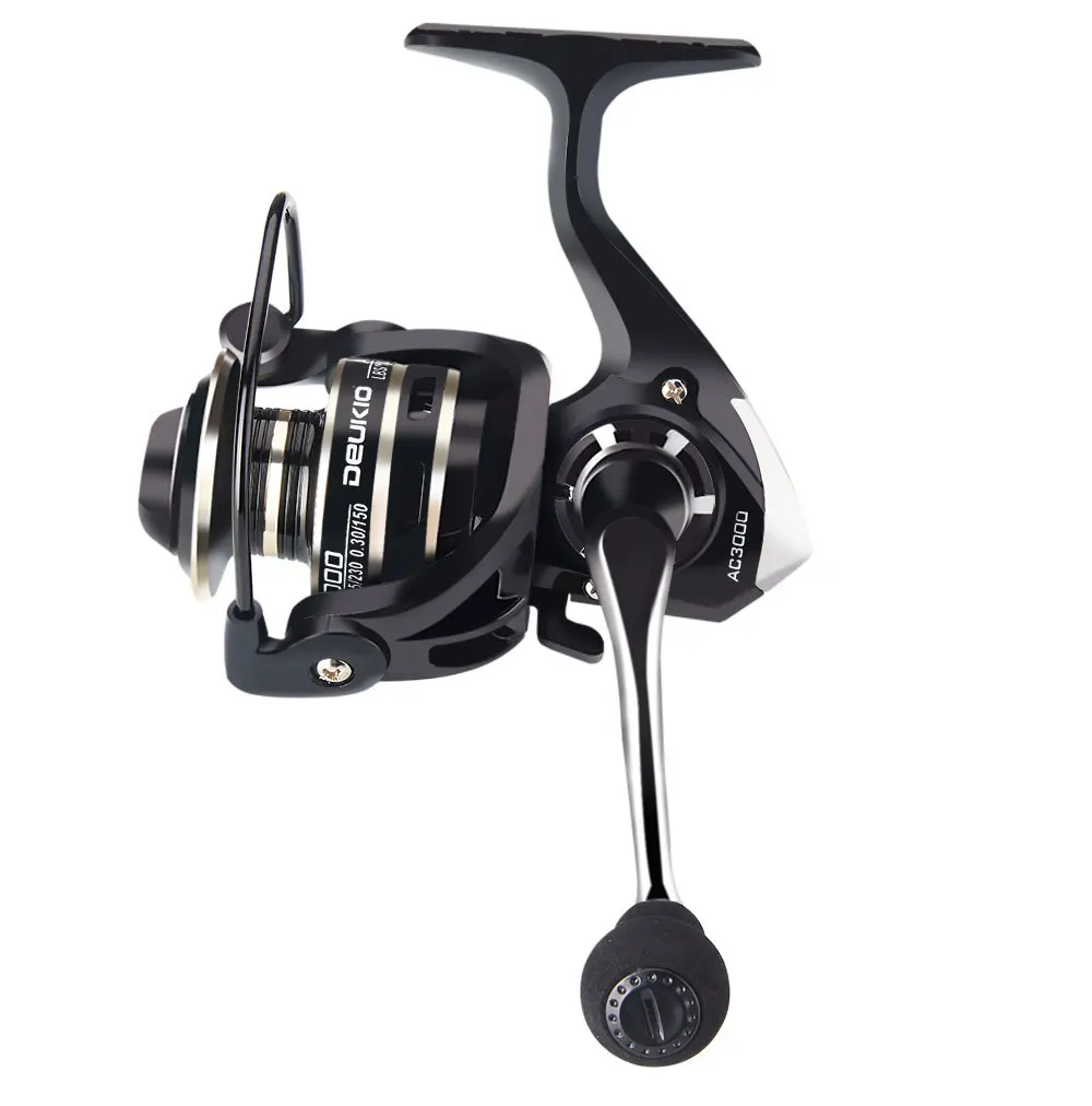 Haroi Top sale AC2000-7000 Max Drag 8KG 5.2:1 Spinning Reel With Large Spool for carp fishing freshwater