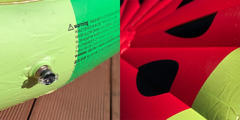 Ready to ship watermelon swim ring designer pool float raft inflatable With Good Service