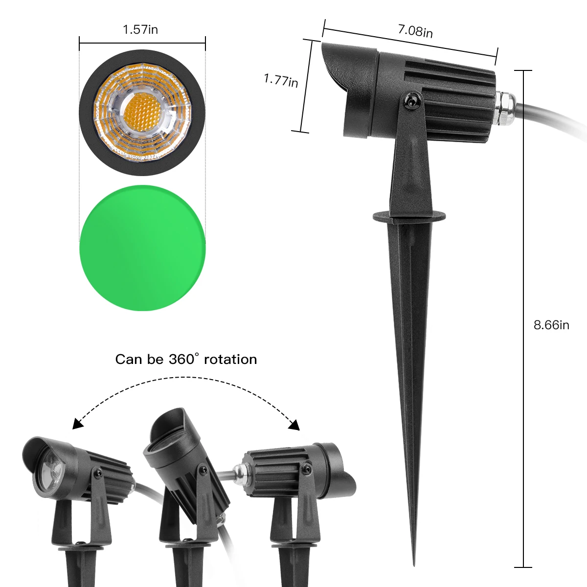 Low Price China Wholesale Garden Light Led Spike 12V Rgb Ip67 Outdoor Lamp Smart Led Garden Lights Kit