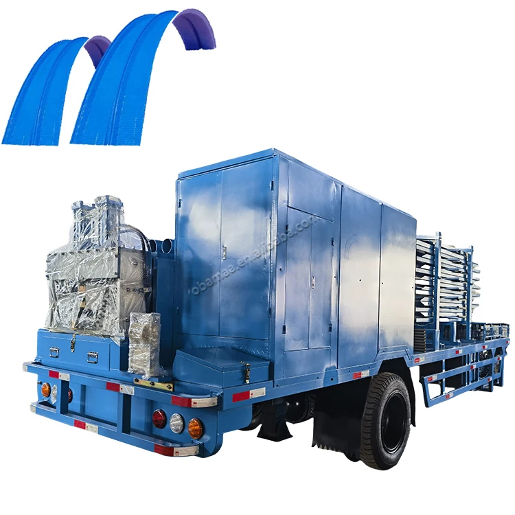 China 240 k Q span ABM-914-610 arch metal roof machine PPGI tile making machinery roof tile roll forming machine Price