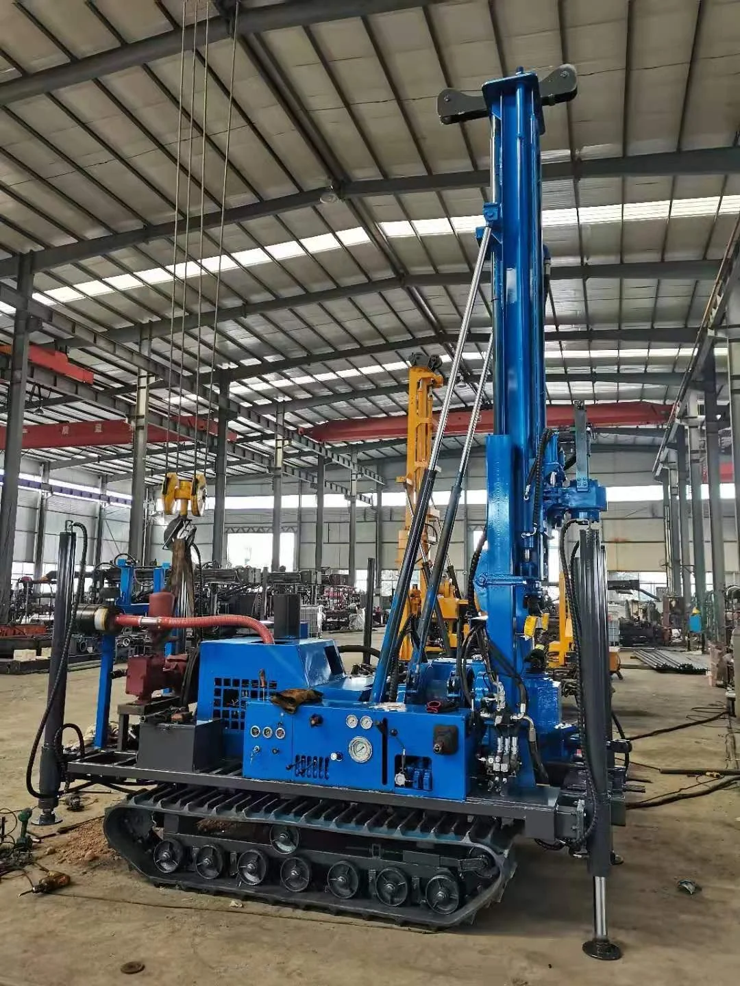 A9 Portable Mine Integrated Drilling Rig with Air Compressor Driving Cab