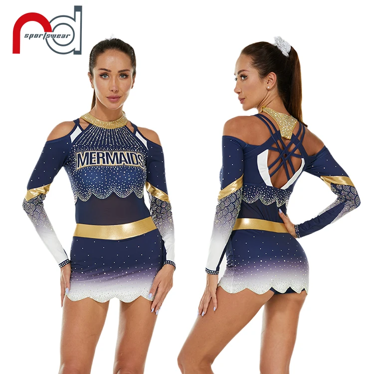 Hot Sale Girls Cheer Uniforms,Cheerleader Uniform With Spandex Fabric, Good Quality Cheerleader Uniform 2024