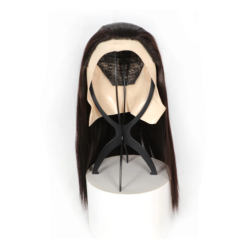 Joedir Synthetic Hair Training Manikin Head Mannequin Training With Hair For Hairdresser Hair Cut Braiding Training Head