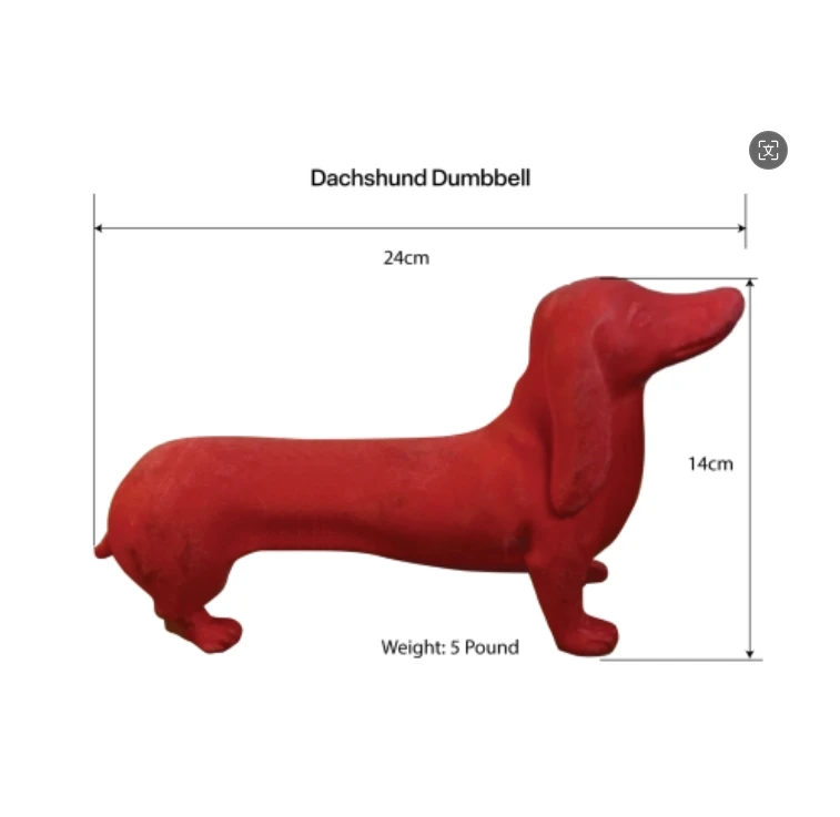 Resin dachshund home statue, small dog sculpture