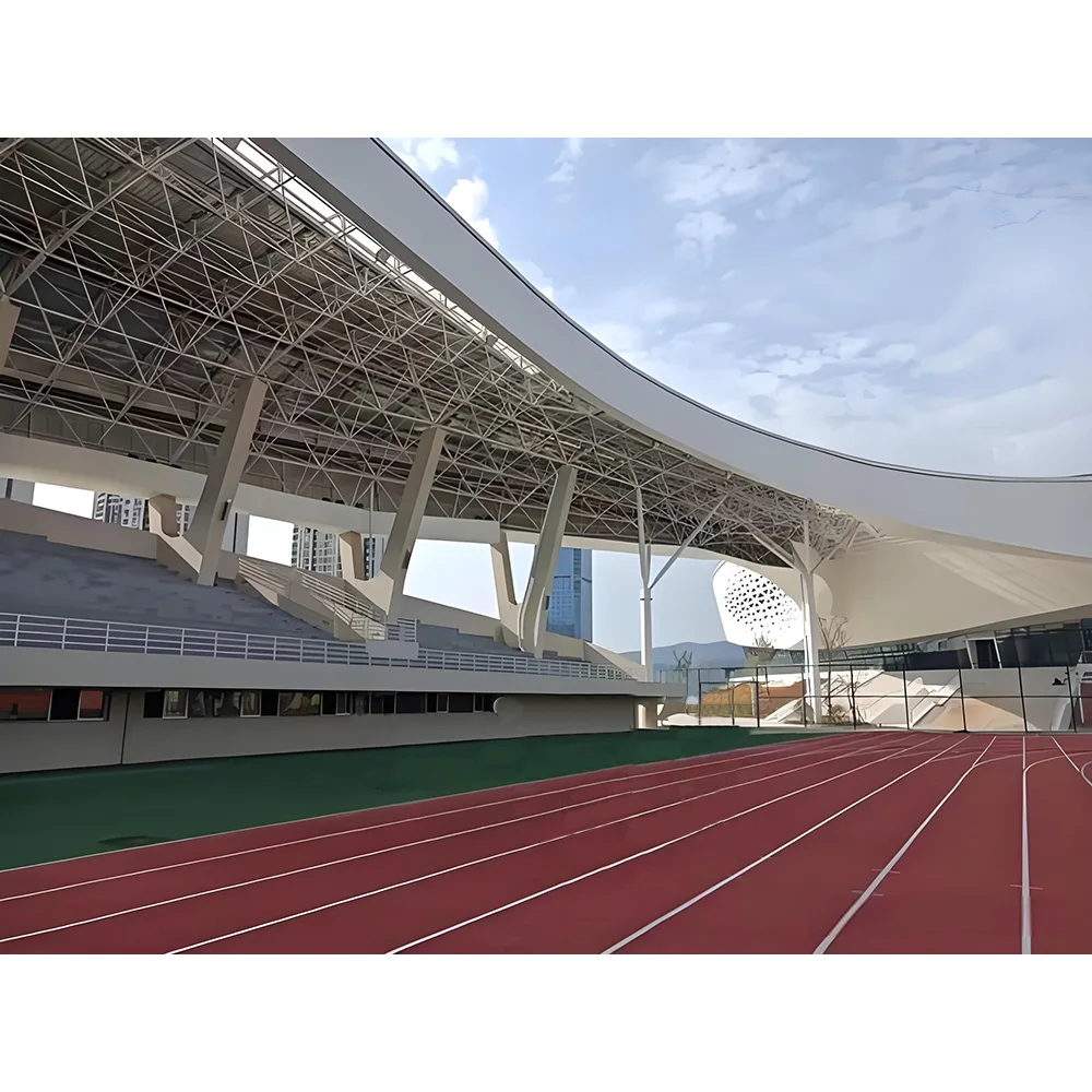 Customizable Steel Roof Space Grids Frame for Outdoor Stadiums, Durable Shade Solutions for Spectator Seating and VIP Boxes