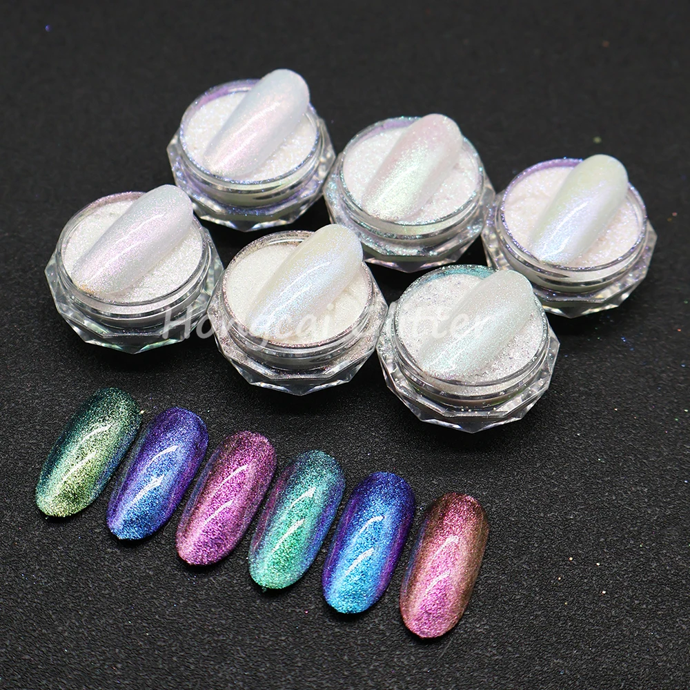 Cosmetics Grade Color Shifting Aurora Powder For Eye Shadow Chameleon Pigment