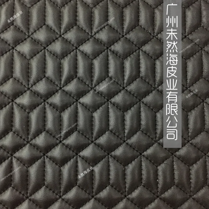 Computer Digital Embroidery genuine leather, imitation leather various textures