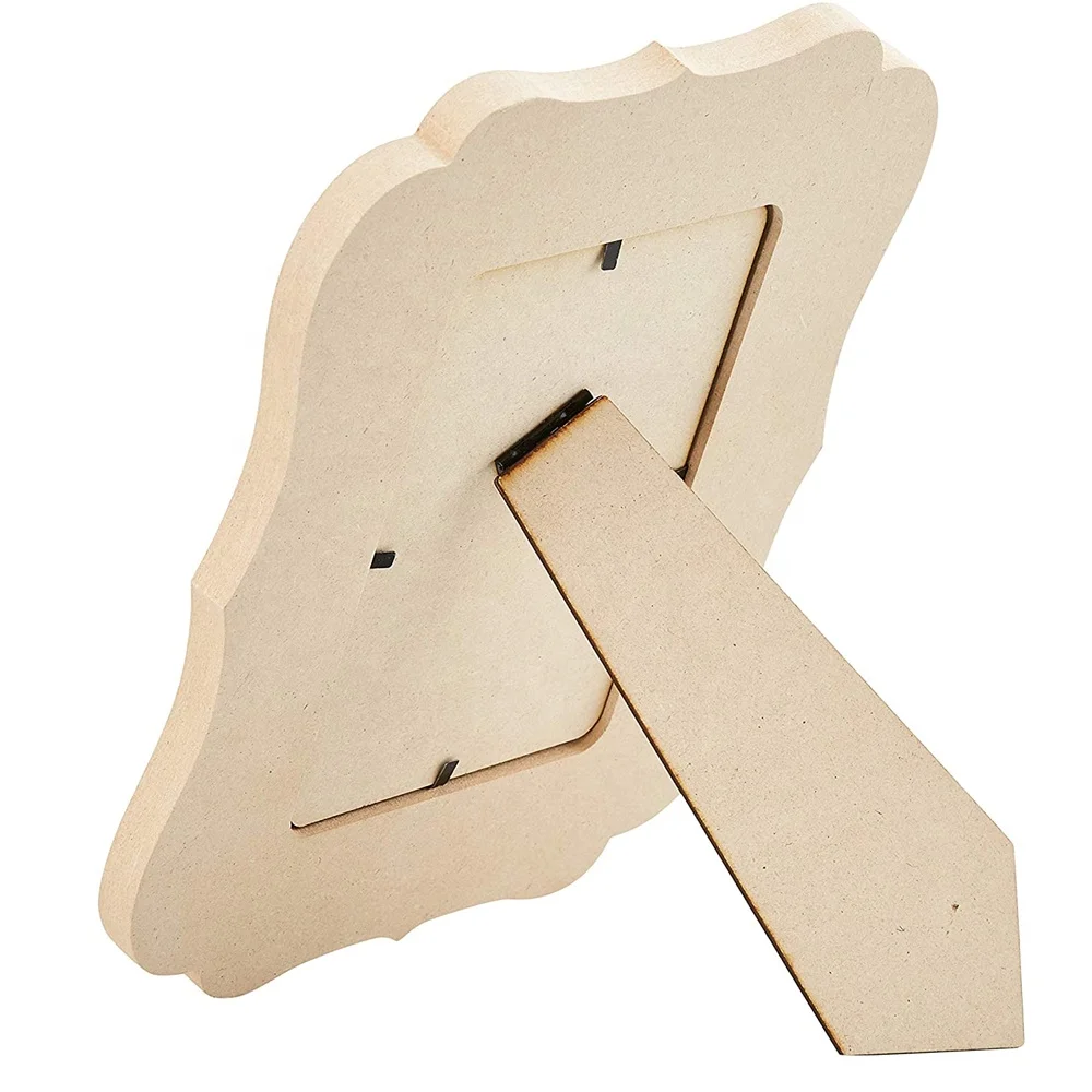 DIY Unfinished Wood Picture Frames Holds 4 x 6 Inch Photos