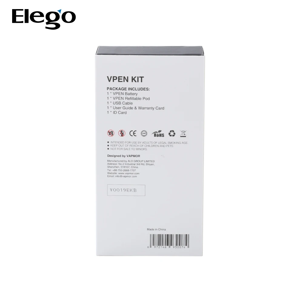 Ready Stock Vapmor VPEN Vape Pen Kit 600mAh & 2ml Ready Stock