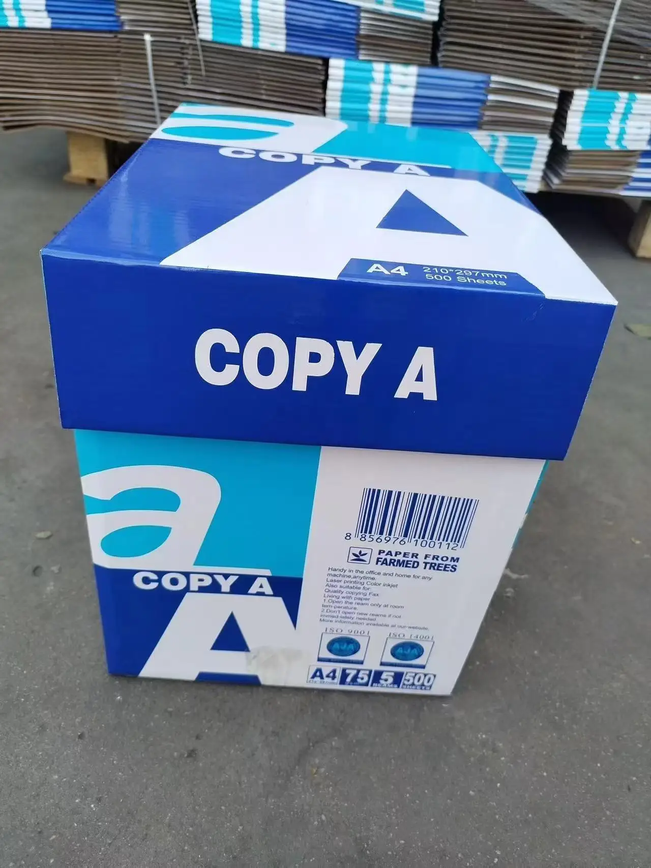 100% Wood Pulp Printing Paper A4 Size White 80g A4 Paper