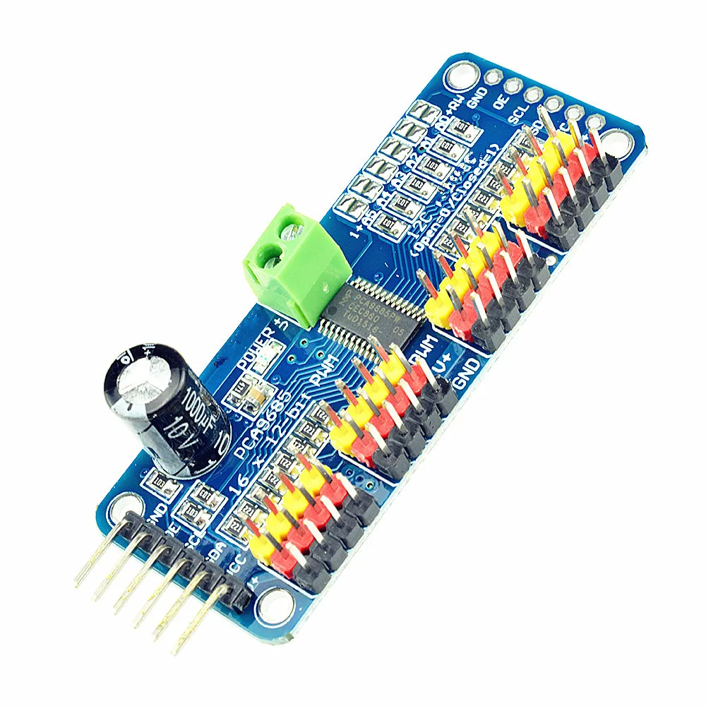 PCA9685 16 Channel 12-bit PWM/Servo Driver-I2C interface Module For Raspberry Pi Shield Module Servo Shield For Ard uino Diy Kit